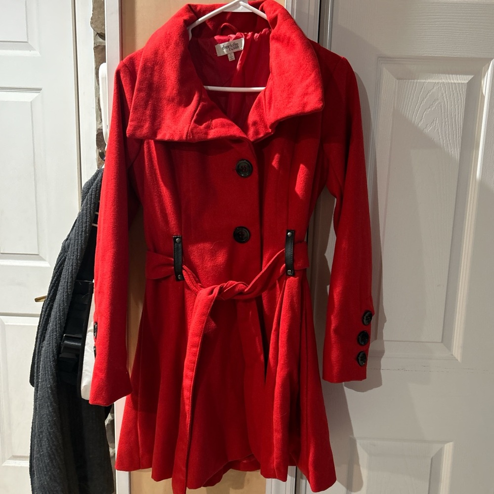 Charlotte Russe size small pea coat.